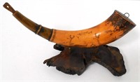 Decorated Powder Horn