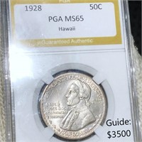 1928 Hawaii Half Dollar PGA - MS65