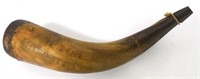 Signed Powder Horn Sampson B. Pike  April !844