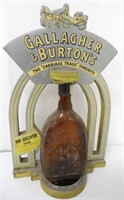 Gallagher and Burton's  Display with Bottle