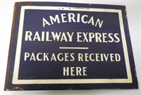 American Railway Express Enamel Sign