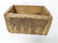 Folk Art Wooden Box