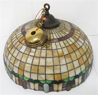 Large Stained Glass Hanging Lamp