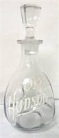 Old Hudson Pinch Style Decanter w/ Stopper