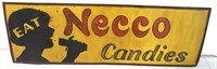 Eat Necco Candies Sign Tin