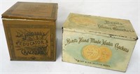 Bent's Crackers / Dr. Johnson's Crackers Tins