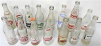 Lot of 15 Assorted Soda Bottles