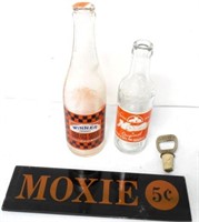 Moxie Lot / Winner Orange Soda Bottle