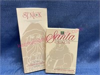 1992 & 93 Longerberger Santa cookie molds