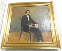 Oil on Canvas Abraham Lincoln