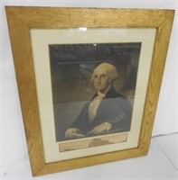Framed Picture of George Washington