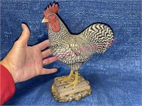 Danbury Mint Barred Rock sculpture rooster