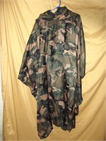 New Military Contract Poncho Woodland