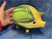 Pig corn piggy bank