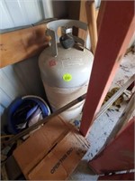 PROPANE TANK AND EXTRAS