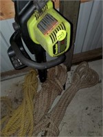 POULAN CHAINSAW AND ROPES