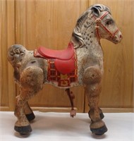 Vintage Mobo Bronco Toy Horse - metal