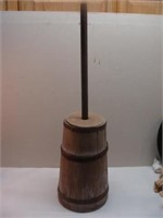 Antique Hand Crafted Butter Churn with Handle