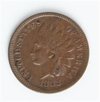 Coin 1882 U.S. Copper Nickel Indian Head Cent