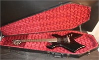 BC Rich Warlock Guitar In Coffin Case