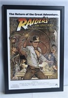 Framed Raiders of The Lost Ark Movie Poster