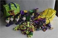 2 Bags of Mardi Gras Cups & Beads