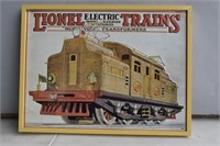 Lionel Electric Trains Framed Tin