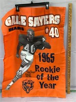 Gale Sayers signed banner