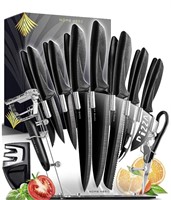 New Home Hero 17 Pieces Kitchen Knives Set, 13