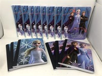 New Huge Lot of Disney Frozen 2 themed notebooks-