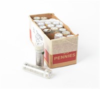 Coin 21 Rolls Assorted Coins Including Silver