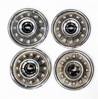 Set Of 4 Vintage 14" Chevy 67 Impala Wheel Covers