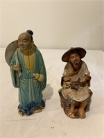 Pair of Chinese Mud Men