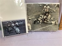 2 Gale Sayers pictures w/ Kermit Alexander
