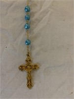 Beautiful Rosary Blue Pearls