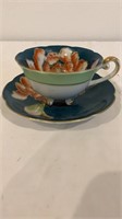 Trimont China cup and saucer hand painted