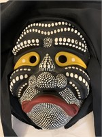 Asian Black Mask -Wood