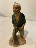 Antique Asian Man Figurine Japan