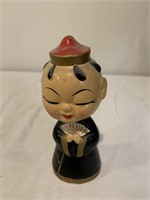 Vintage Asian Man Bobble Head Figure
