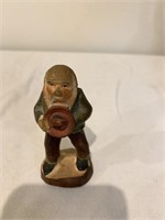 Vintage Grumpy Asian Man Figurine