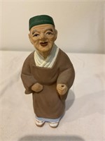 Old Wrinkled Asian Man Figurine
