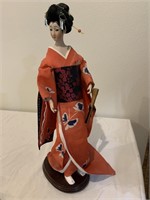 Tall Vintage Geisha Girl Doll - Occupied Japan