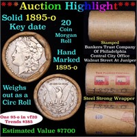 ***Auction Highlight***  Full solid KEY date 1895-