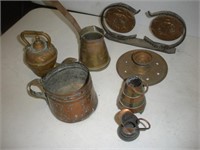 Vintage Copper and Brass Lot