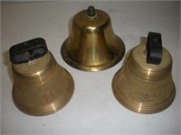 3 Bronze Bells, 5 inches Tall