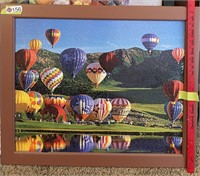 FRAMED HOT AIR BALLOONS PUZZLE