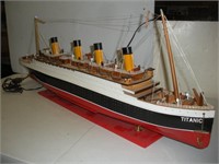 Lighted Titanic Replica, 40 inches Long