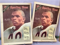 Gale Sayers 1969 Sporting News magazines