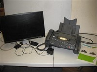 Dell Monitor and HP 1040 Fax Machine