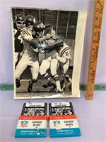Chicago Bears 8mm reel & Gale Sayers picture